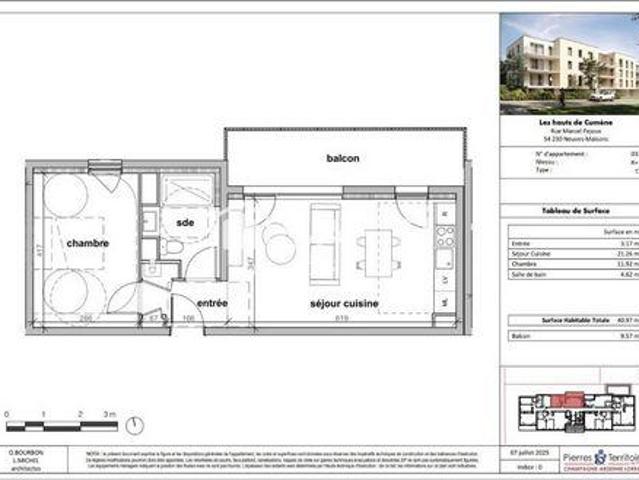 Condo 1 chambres, Neuves Lorraine 54230 DS100852812