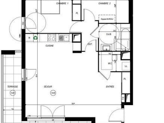Condo 2 chambres, Saint Alpes 06700 ELS102557113