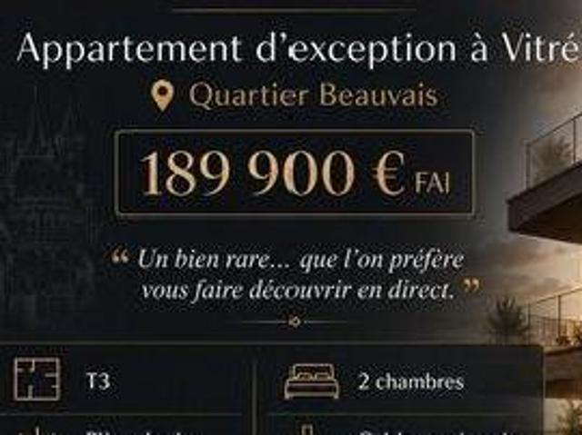 Condo 2 chambres, Vitre Bretagne 35500 DLS104963589