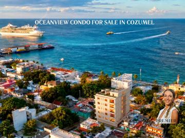 CONDO CON VISTA AL MAR EN EL CENTRO DE COZUMEL