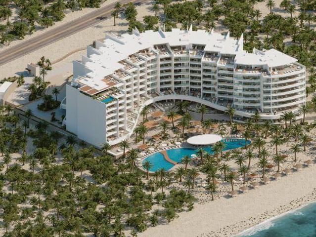Condo frente al mar, alberca, terraza en cada departamento, cuarto de lavado,Jac