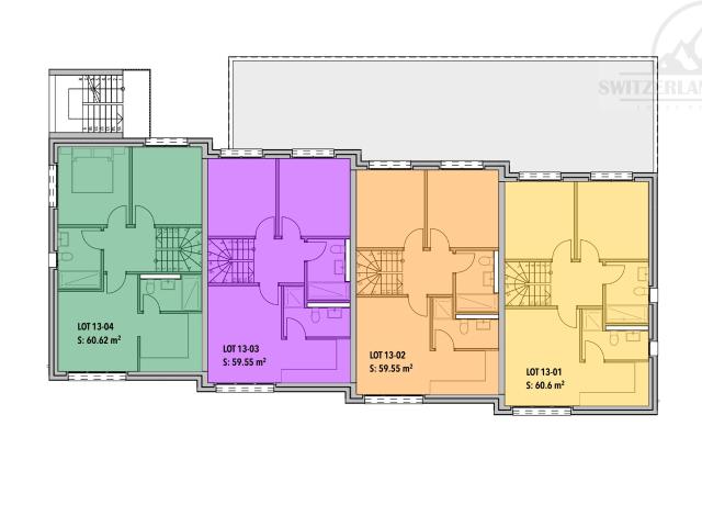 Condominium apartment with 2.5 rooms on sale in Givisiez 110 m² | dreamo. Ch
