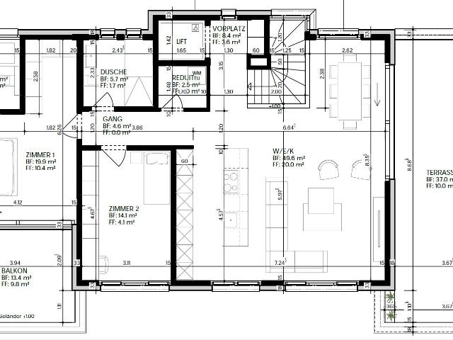 Attic flat with 3.5 rooms on sale in Frenkendorf 110 m² | dreamo. Ch
