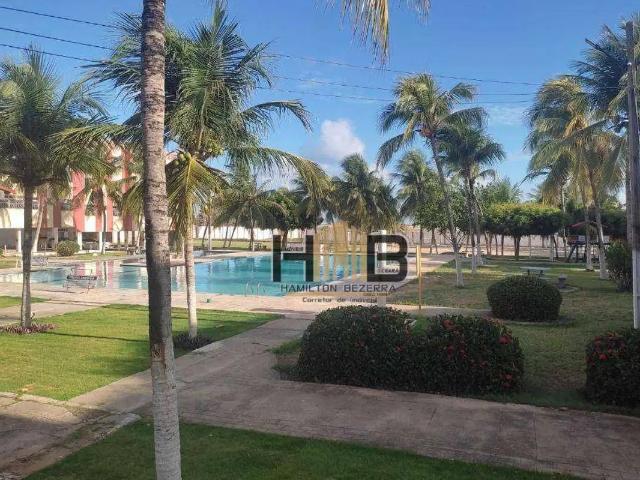 Condomínio Marina do Morro Branco 2 Apartamento com 3 dormitórios para alugar, 63 m² por R$ 350 Diária Morro Branco Beberibe/CE