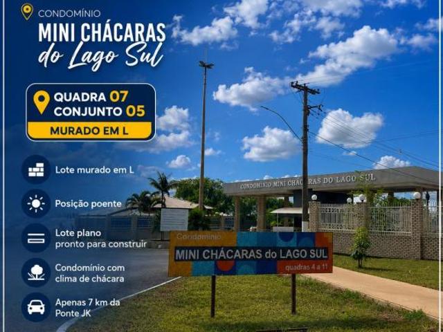 CONDOMINIO MINI CHACARAS DO LAGO SUL QD 7 CONJ 5