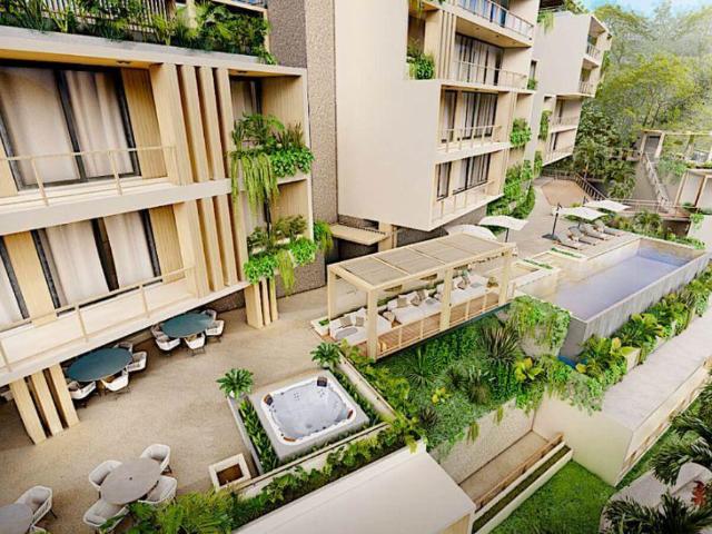 Condominio cerca de la playa, terraza com?n con vista al mar, alberca y gimnasio