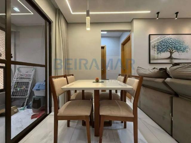 Condomínio Terrazzo Vivere Apartamento Mobiliado de 2 Quartos sendo 1 Suíte, Andar Alto, Varanda e