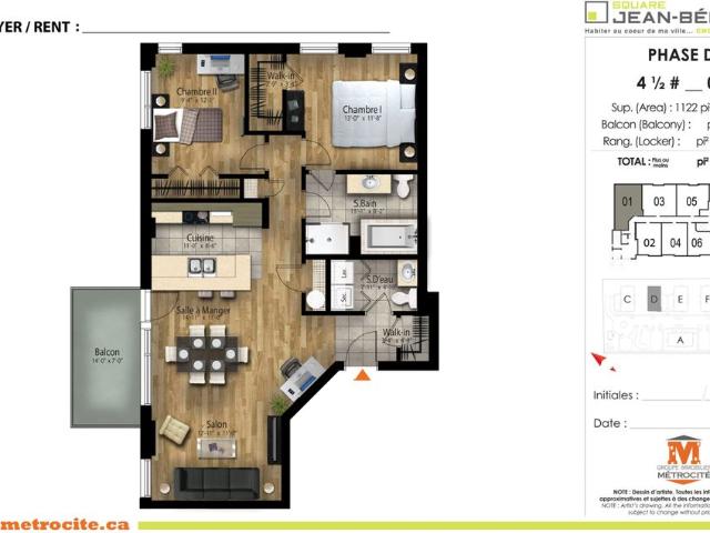 Condos à louer
