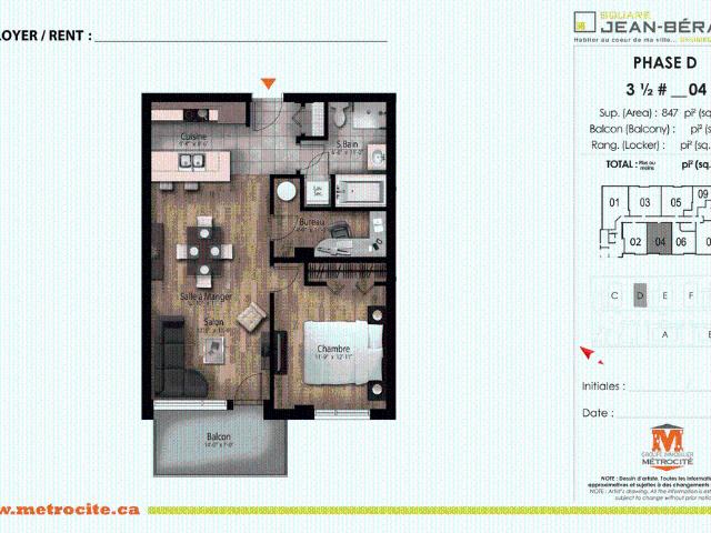 Condos à louer