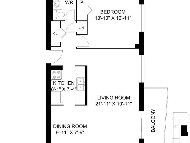 Confederation Square 2 Apartment 1 Bedroom Apartment for Rent