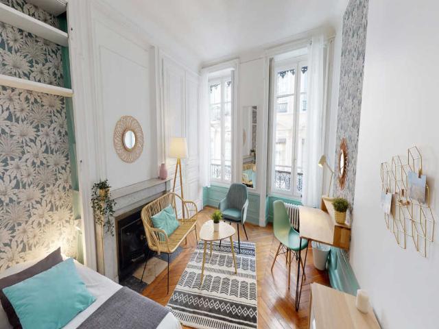 Chambre à Lyon Rue Constantine, Hôtel de Ville Presqu'Île