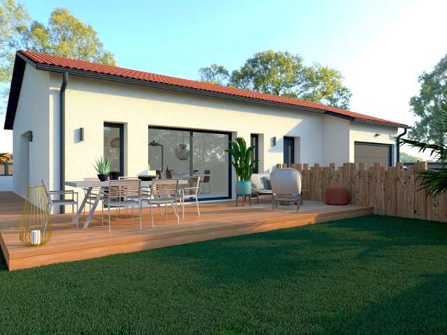 Construction neuve avec 3 chambres sur terrain à La Croix de Marlet, entre Unieux, Roche la Molière, et Saint Victor sur Loire, proche Saint Etienne, entre Loire et Haute Loire