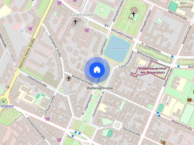 Cool apartment with 1 bedroom for rent in Kreuzberg, Berlin