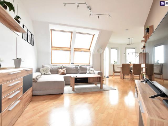 Cool den Sommer genießen! Perfekt aufgeteilte 3 Zimmer Dachgeschoßwohnung in Wien Nähe mit Blick Richtung Schneeberg zu vermieten!