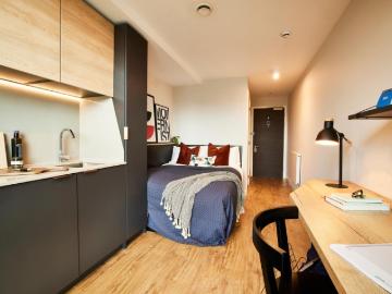 Cool studio near Manchester Metropolitan University Has an Apartment