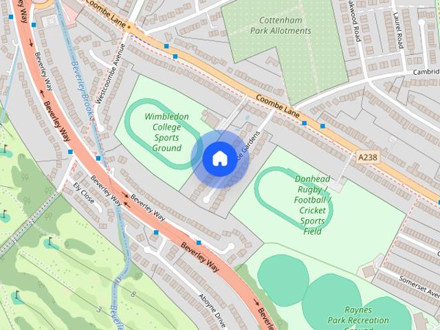 Coombe Gardens, West Wimbledon, London, SW20