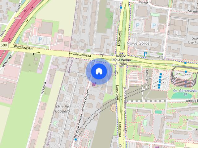 Coopera 46m2 dwa pok metro