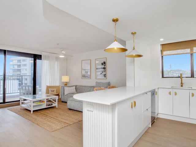 Coastal Luxury Living In Fully Furnished Burleigh Oasis with Iconic Views
