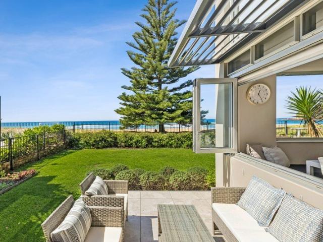 Coastal living with direct beach access
