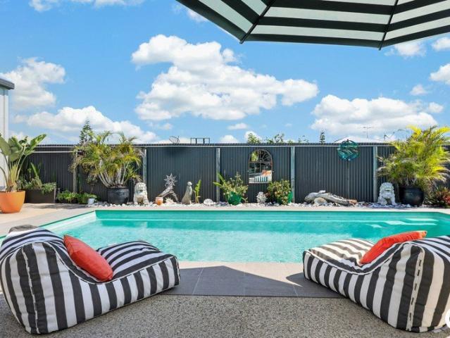 Coastal Retreat with Pool, Spa, Shed & Side Access