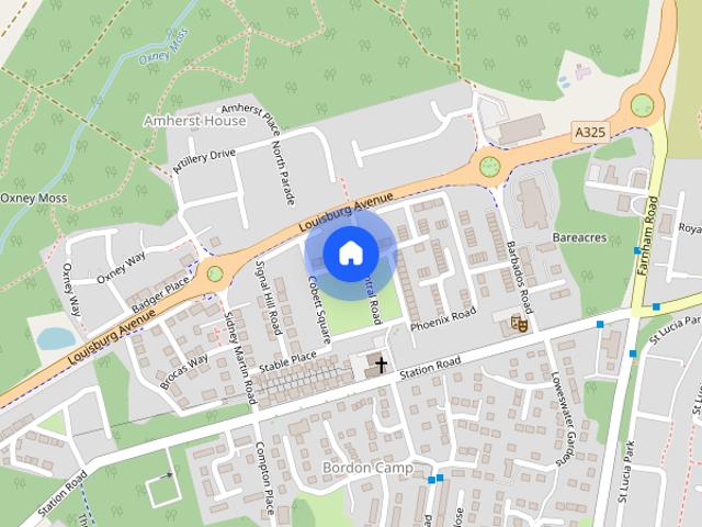 Cobbett Square, Bordon, Hampshire, GU35
