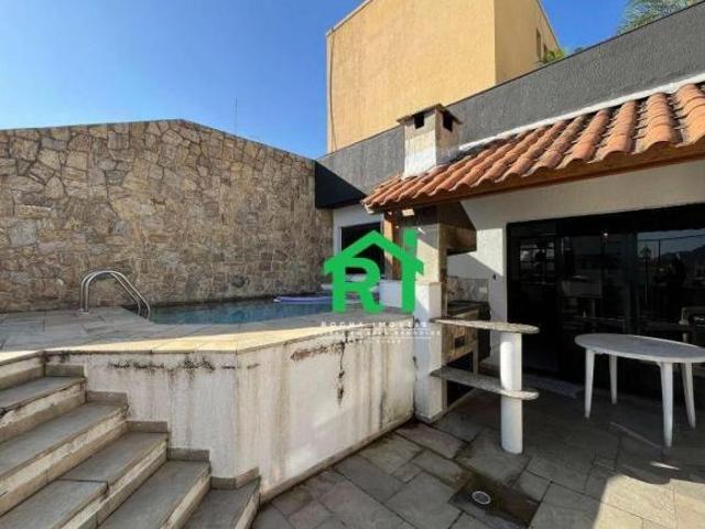 Cobertura com 2 dormitórios 1 suíte, 3 Vagas, lazer, Praia da Enseada, Guarujá/SP
