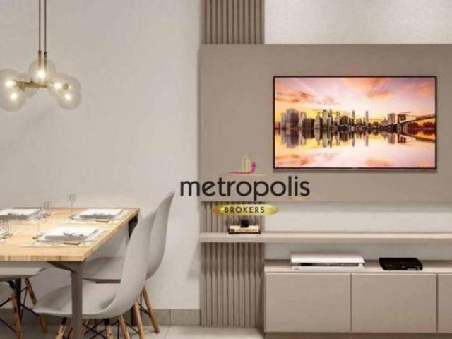 Cobertura com 2 dormitórios à venda, 55 m² por R$ 790.000,00 Campestre Santo André/SP