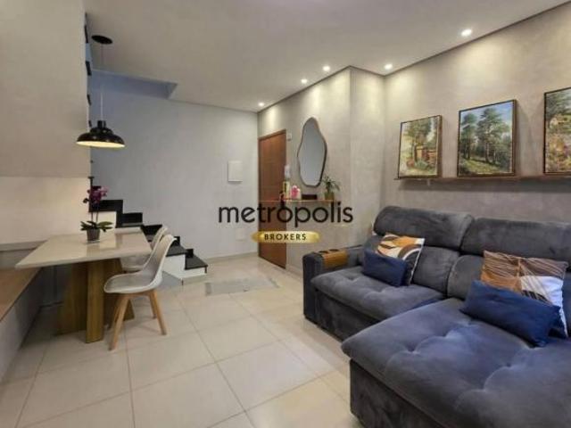 Cobertura com 2 dormitórios à venda, 100 m² por R$ 629.000,00 Vila Leopoldina Santo André/SP