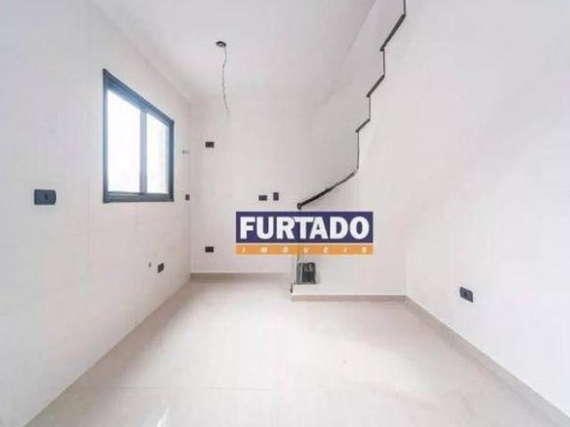 Cobertura com 2 dormitórios à venda, 108m² Jardim Silvana Santo André/SP