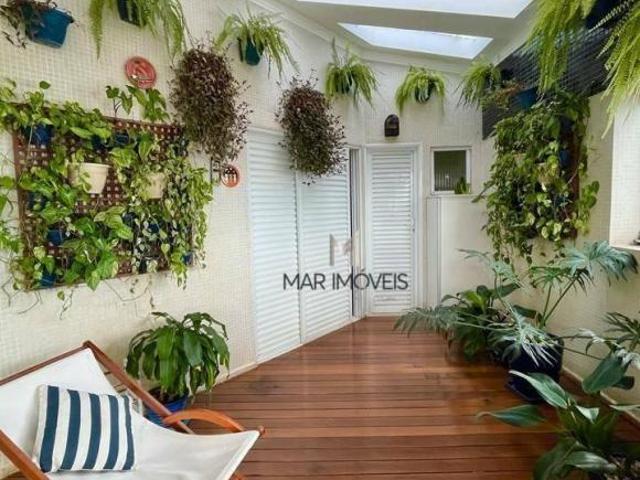 Cobertura com 3 dormitórios à venda, 180 m² por R$ 1.500.000,00 Pitangueiras Guarujá/SP