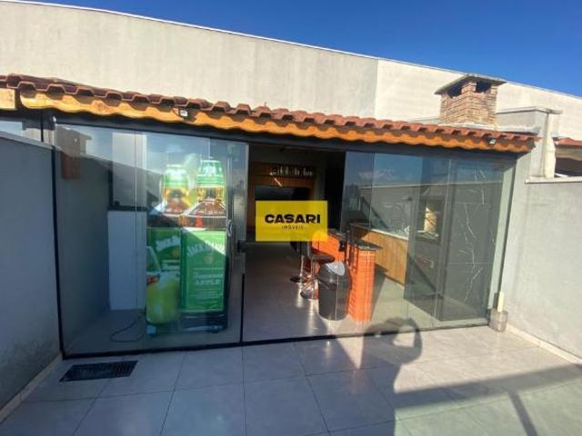Cobertura à venda na Vila Scarpelli em Santo André com 2 quartos, varanda e área