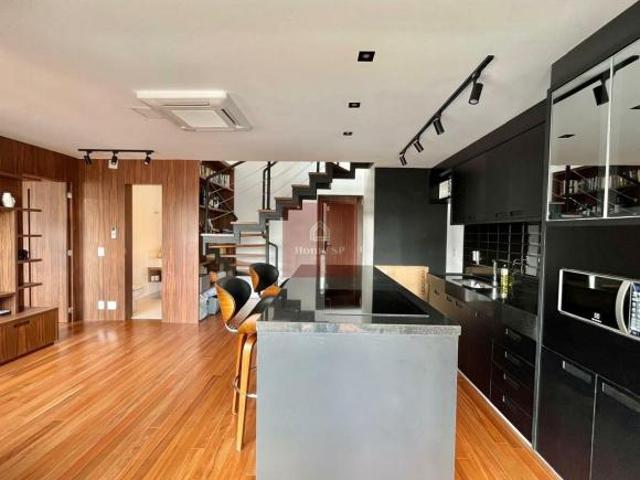 Cobertura à venda no Brooklin 110 m² 1 suíte 2 banheiros 1 vaga de garagem Semi