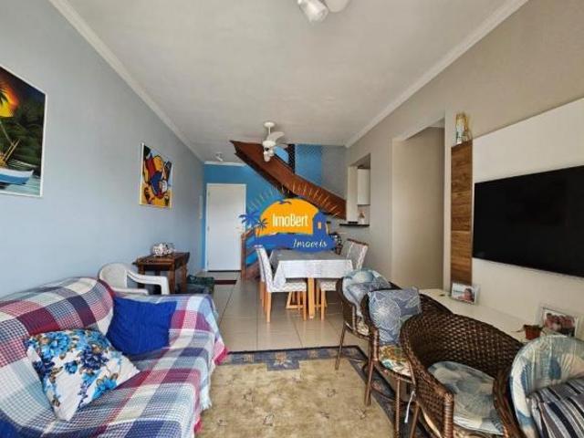 Cobertura duplex à venda no Centro de Bertioga com vista para o mar e para a serra