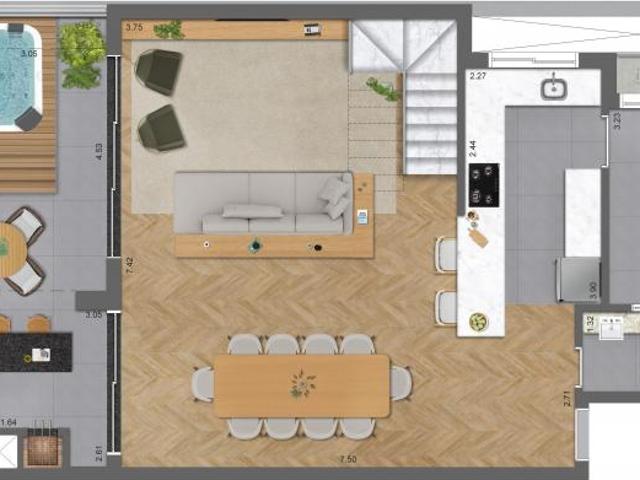 COBERTURA DUPLEX BIGORRILHO 3 SUÍTES, 2 VAGAS