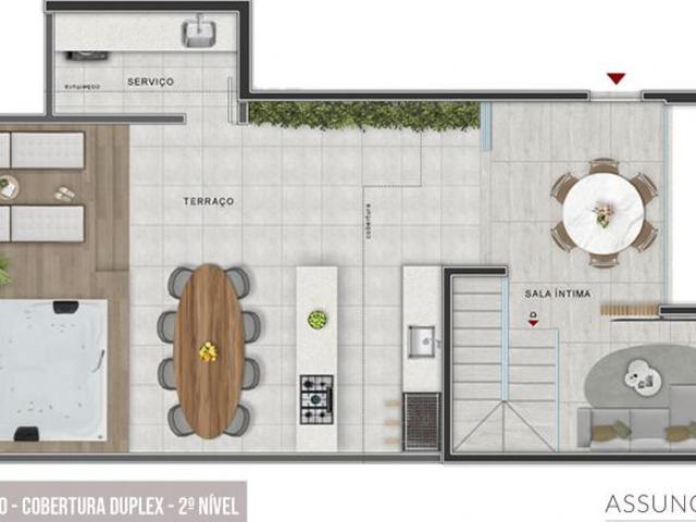 Cobertura Duplex de 140m² 3 quartos, com 2 suítes