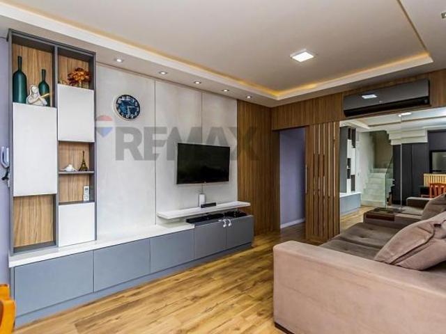 Cobertura Duplex de 150m² com 3 quartos, 1 suíte, 1 closet reversível e 2 vagas