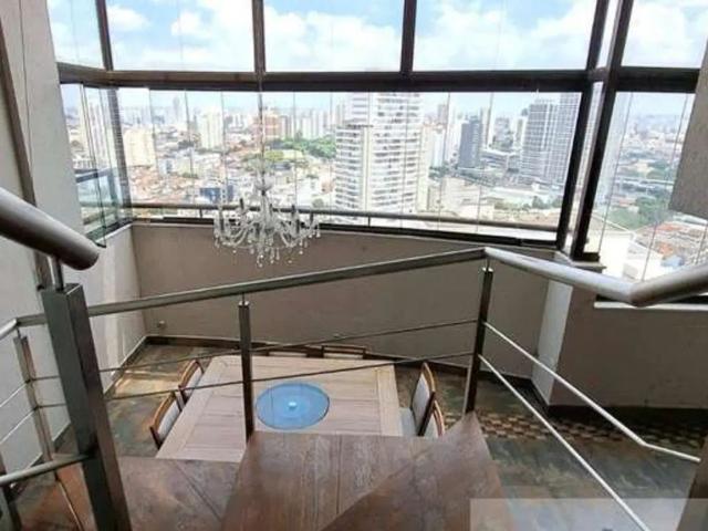 Cobertura duplex de 214 m²/4 dorms/4vagas/varanda à venda/alugar na moóca