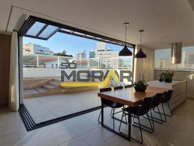Cobertura Duplex Luxuosa com 3 Vagas, Gourmet Completo e Acabamento Premium
