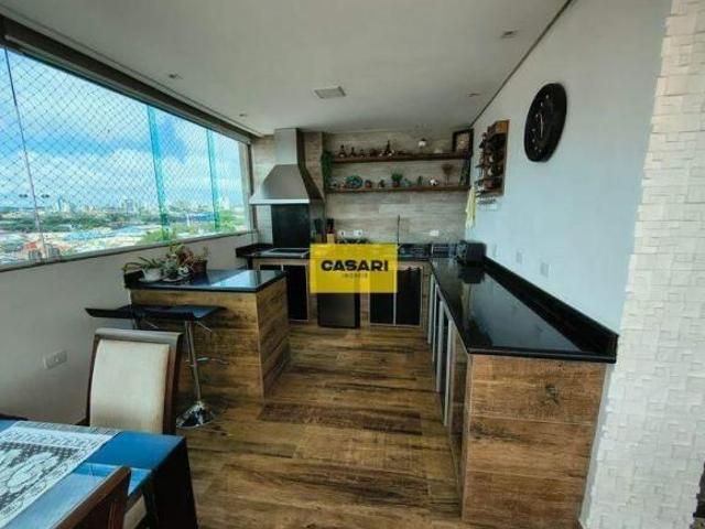 Cobertura duplex 140 m² com 3 dormitórios e espaço gourmet no bairro Paulicéia e