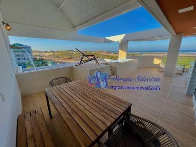 Cobertura Mobiliada Para Aluguel Em Porto Das Dunas Com Vista Deslumbrante Para o Mar!