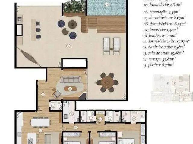Cobertura para Venda em Balneário Camboriú/SC Barra 3 Quartos