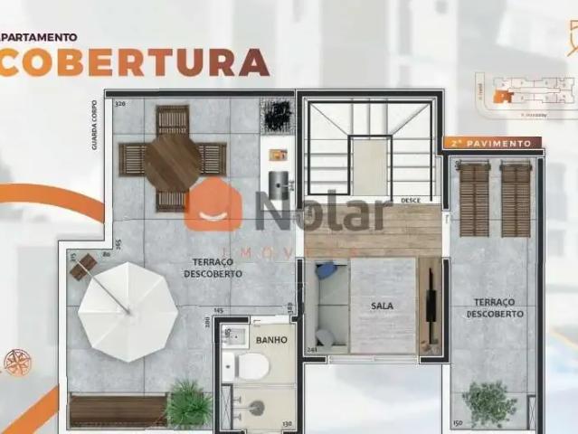 Cobertura para Venda em Belo Horizonte/MG Guarani 2 Quartos