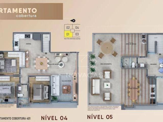Cobertura para Venda em Belo Horizonte/MG Paquetá 3 Quartos