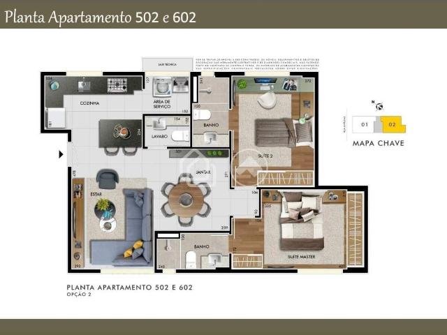 Cobertura para Venda em Belo Horizonte/MG Sion 2 Quartos
