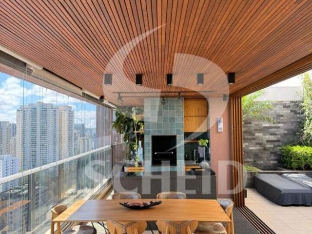 Cobertura para venda em Cidade Monções com 2 quartos, sendo 2 suítes, 204m²