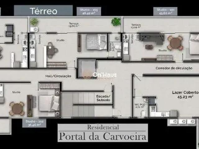 Cobertura para Venda em Florianópolis/SC Carvoeira 3 Quartos