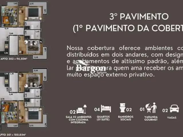 Cobertura para Venda em Juiz de Fora/MG Aeroporto 4 Quartos
