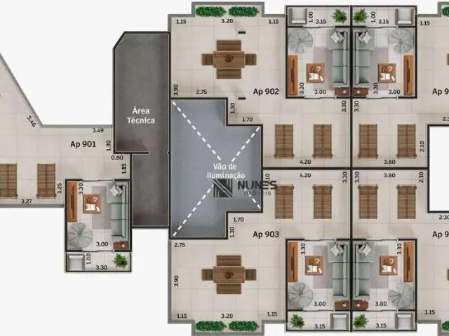 Cobertura para Venda em Juiz de Fora/MG Bom Jardim 2 Quartos
