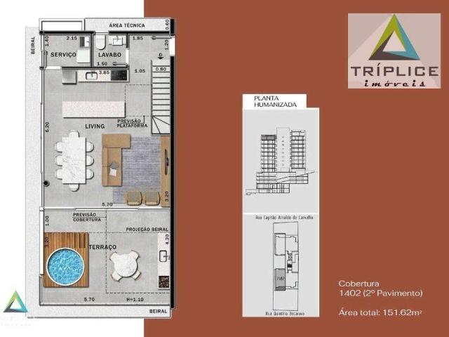 Cobertura para Venda em Juiz de Fora/MG Jardim Glória 3 Quartos