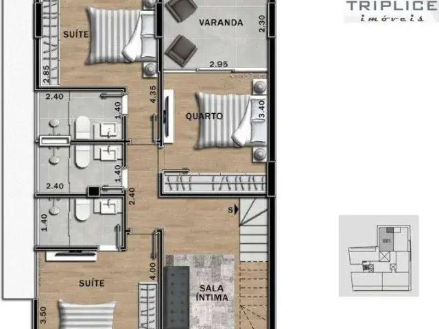 Cobertura para Venda em Juiz de Fora/MG São Mateus 3 Quartos